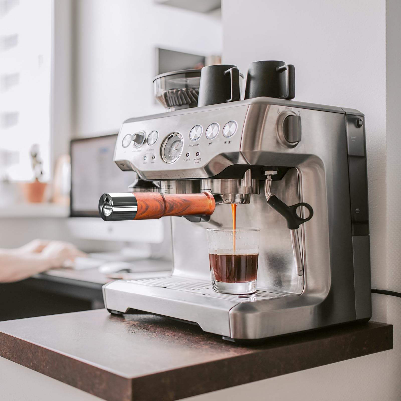 Delonghi Espresso Ecp3420 - 51mm 2-Ohren Bodenloser Espresso-Siebträger Passend für