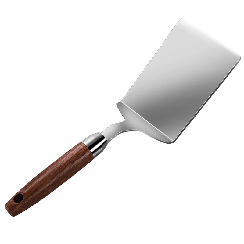Edelstahlspatel mit Holzgriff, – Okonomiyaki Spatula Bewertung und Preis