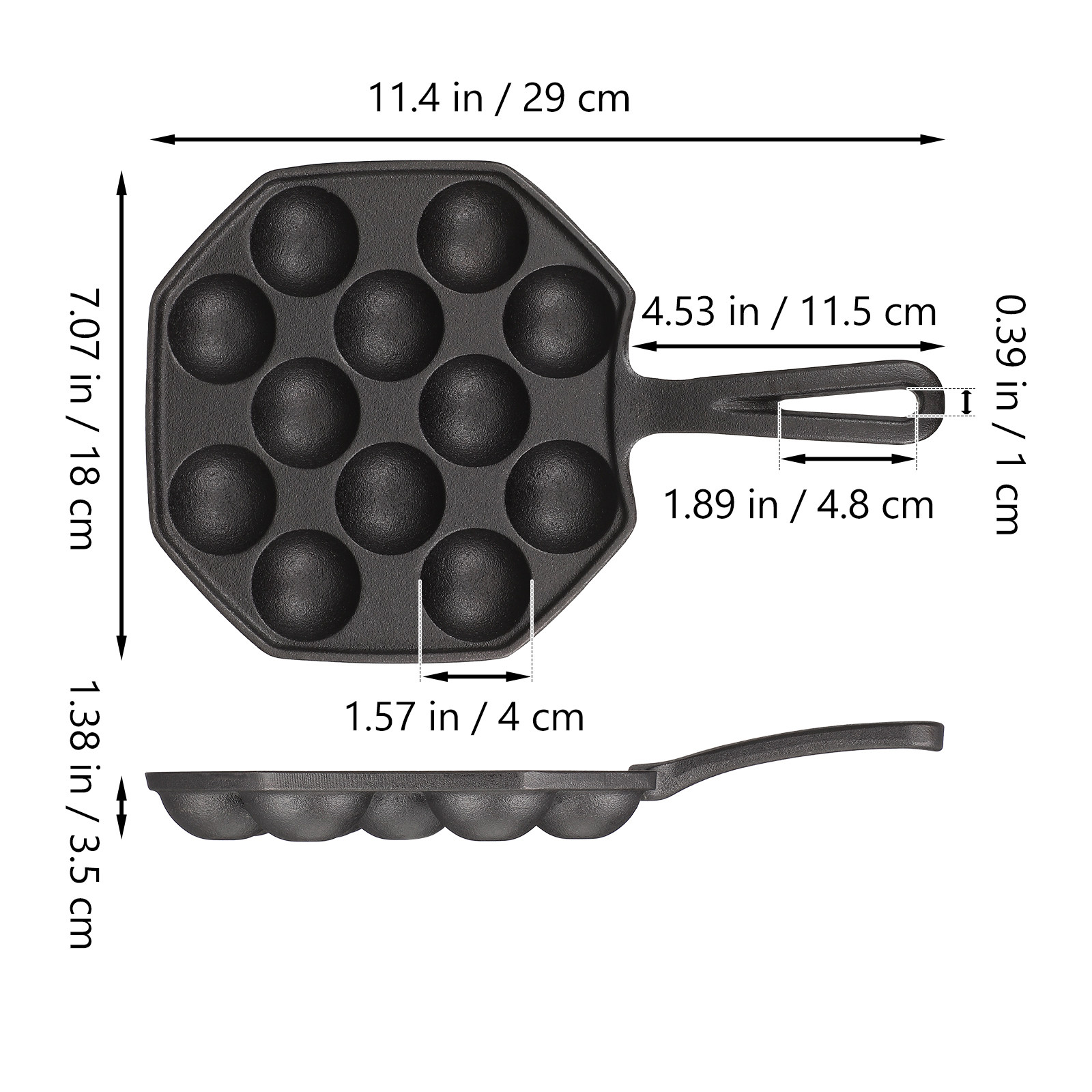 12-fach Gusseisen-Takoyaki-Pfa – Takoyaki Grill Plate Bewertung und Preis
