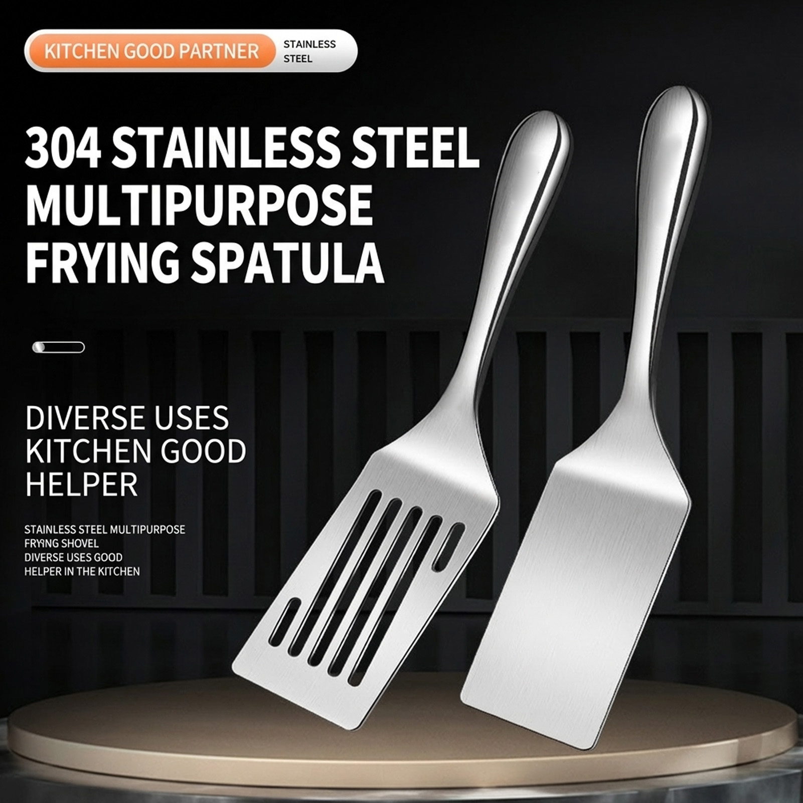 Edelstahl-Spatel mit kurzem Gr – Okonomiyaki Spatula Bewertung und Preis