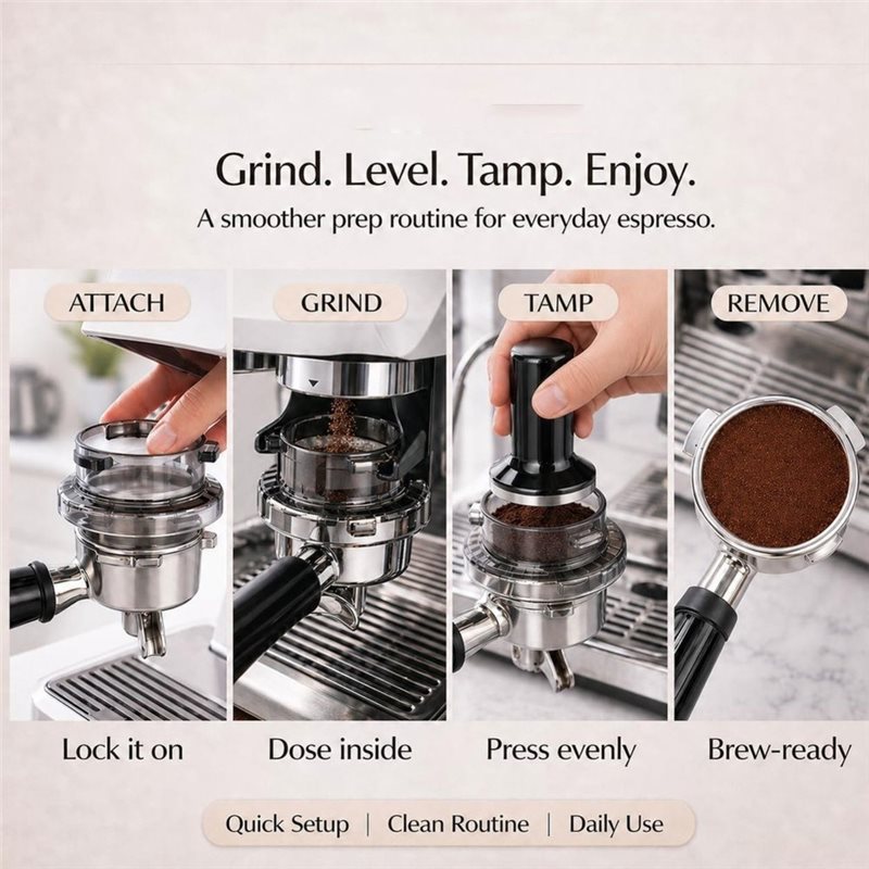 B15C Dosiertrichter 54mm Twist – Breville Espresso Barista Touch Bewertung und Preis