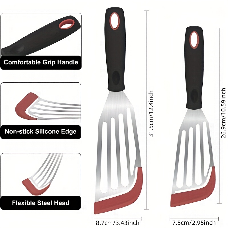 Edelstahl-Silikonspatel, hocht – Okonomiyaki Spatula Bewertung und Preis