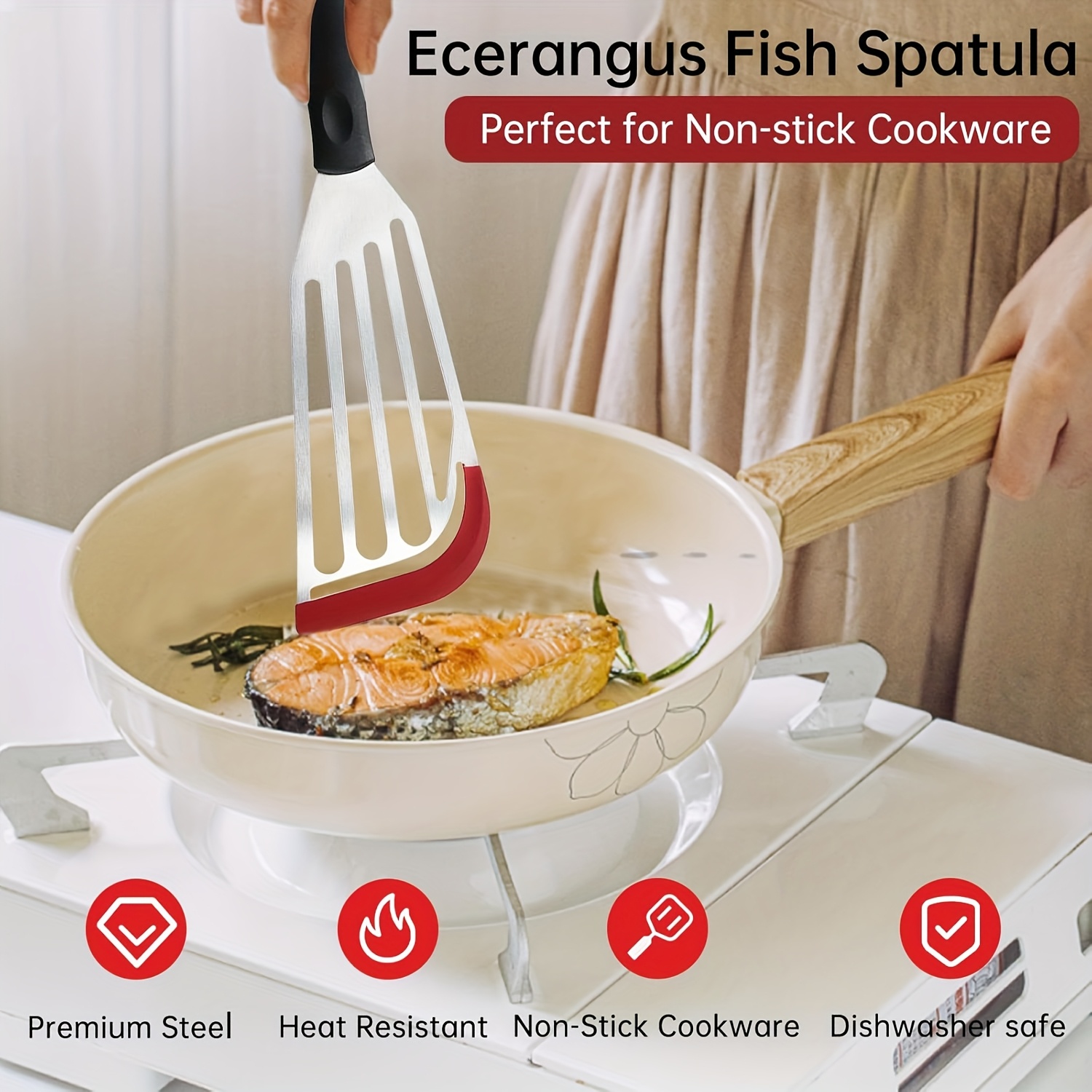 Edelstahl-Silikonspatel, hocht – Okonomiyaki Spatula Bewertung und Preis