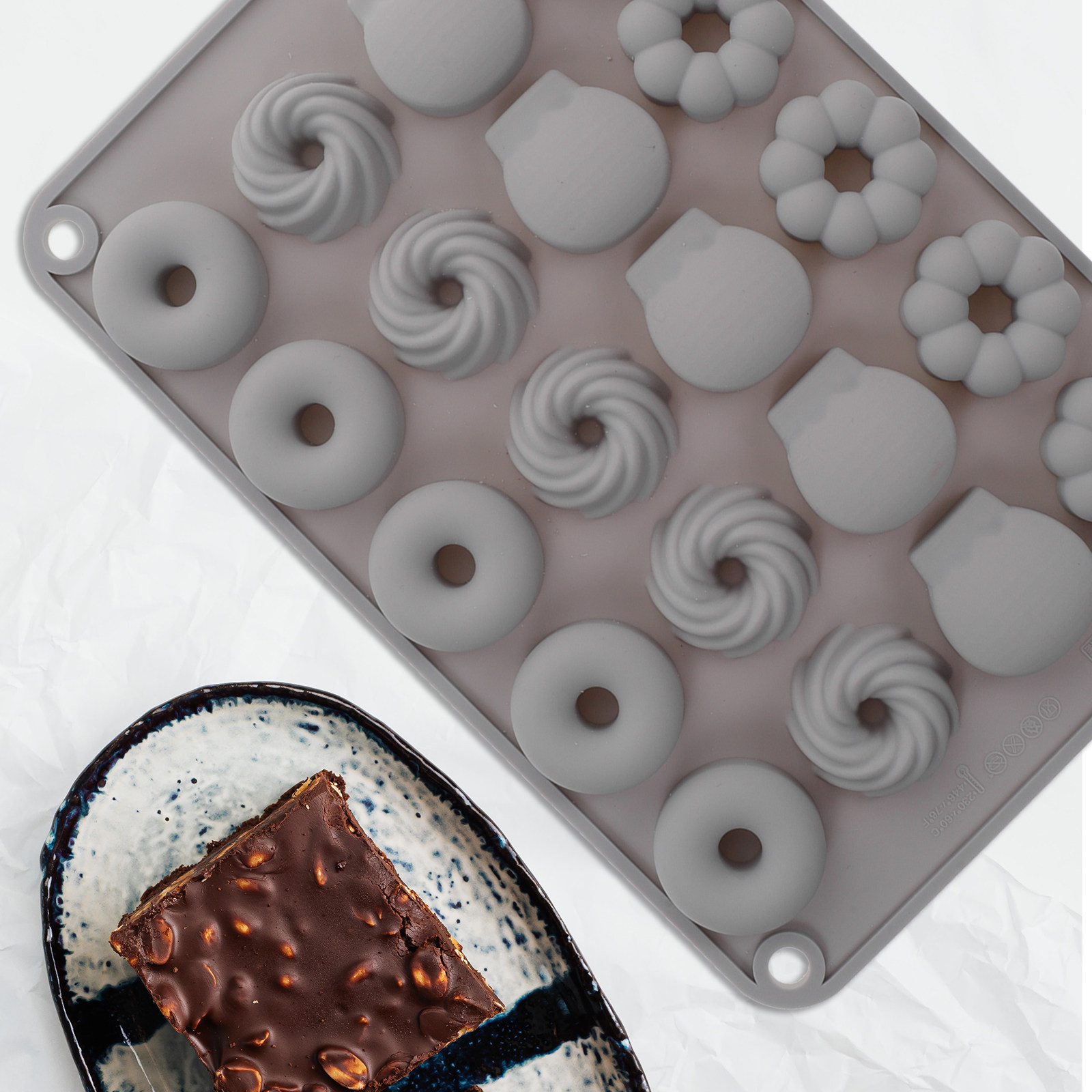Mini-Silikon-Donut-Form, Premi – Donut Mold Silicone Bewertung und Preis